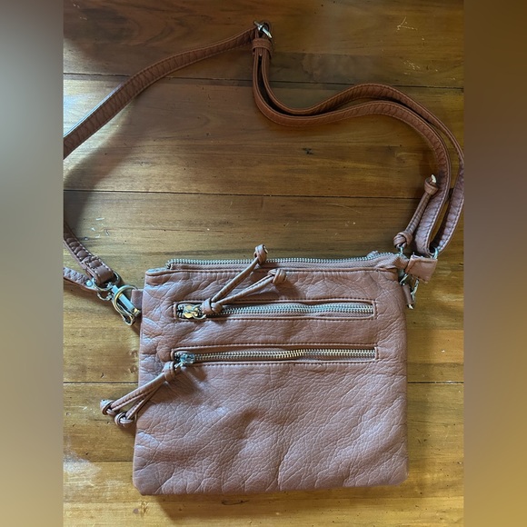 NWT Brown Leather Purse Bag - Picture 2 of 6
